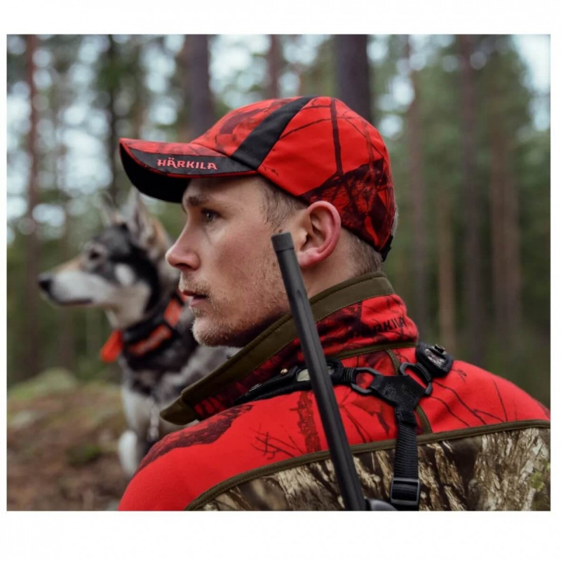 Kepurė HARKILA Moose Hunter 2,0 (MossyOak®RedBlaze)