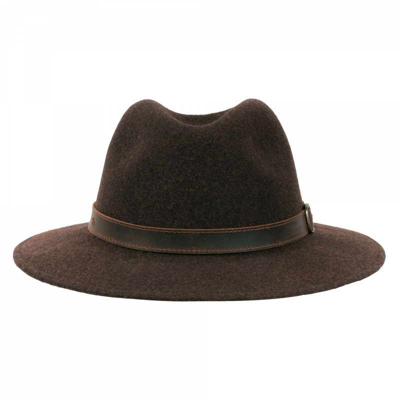 Hat Blaser Merino wool (Dark brown)