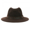Hat Blaser Merino wool (Dark brown)