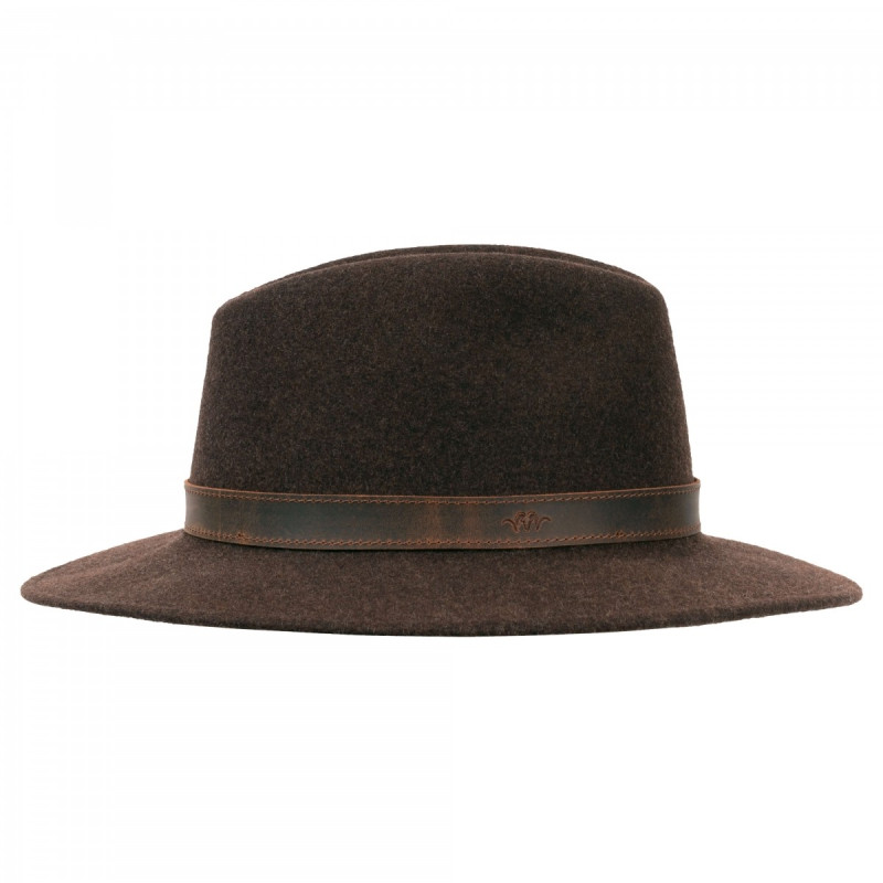 Hat Blaser Merino wool (Dark brown)
