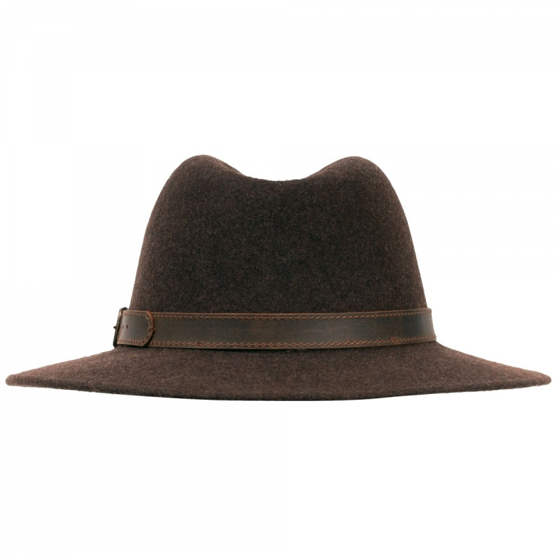 Hat Blaser Merino wool (Dark brown)