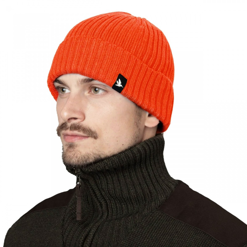 Kepurė megzta SEELAND Norite (Orange blaze)
