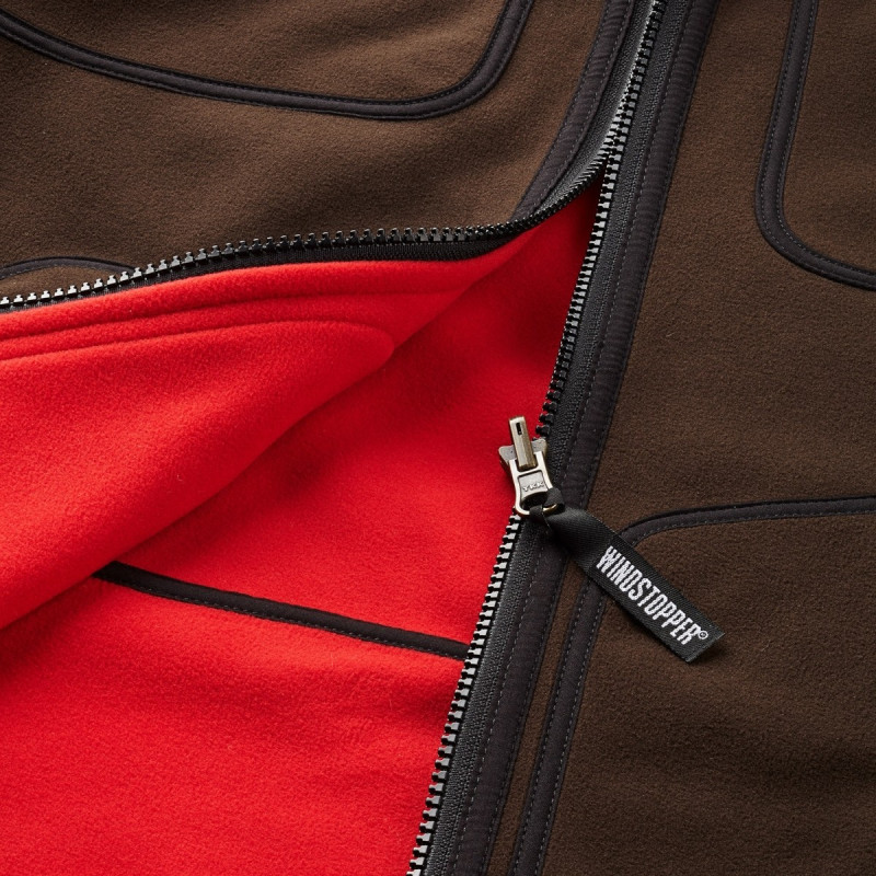 Džemperis Harkila Kamko Fleece (Brown/Red)