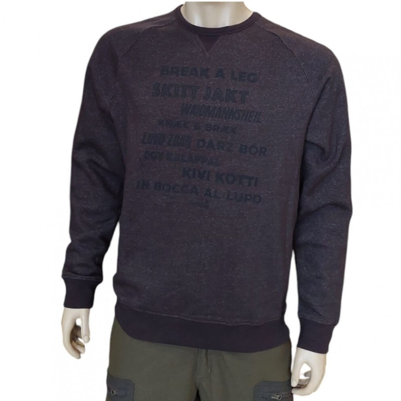 Sweatshirt SEELAND Outdoor (After dark melange)