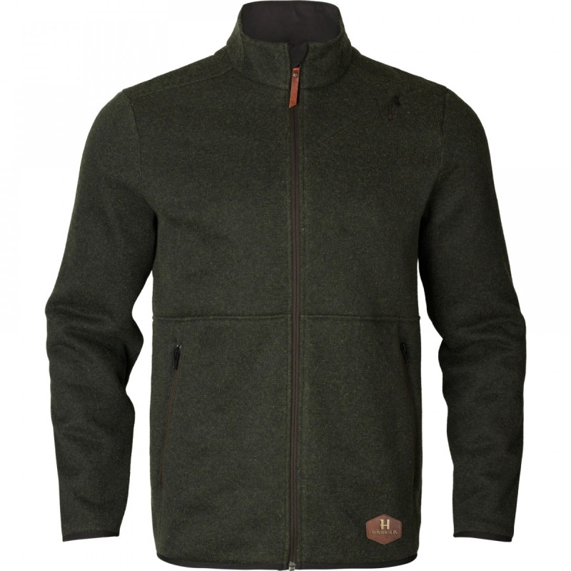 Džemperis HARKILA Metso full zip, Willow green