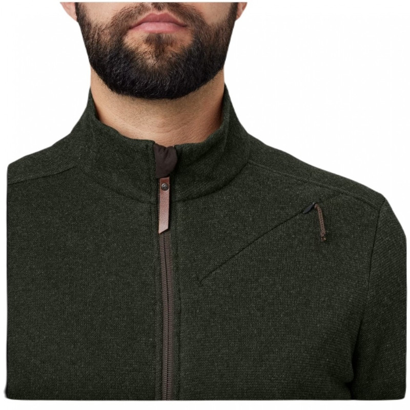 Džemperis HARKILA Metso full zip, Willow green
