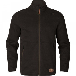 Džemperis HARKILA Metso full zip, Shadow brown