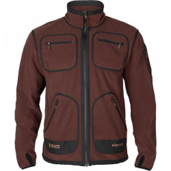 Džemperis Harkila Kamko fleece, Green/Bordeaux