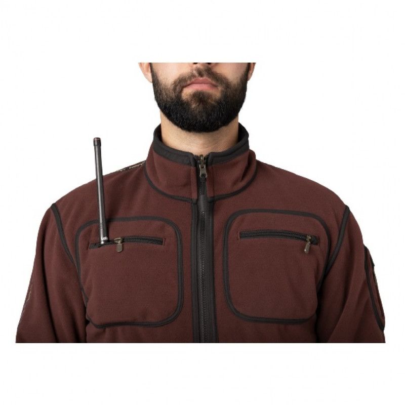 Džemperis HARKILA Kamko fleece, Green/Bordeaux