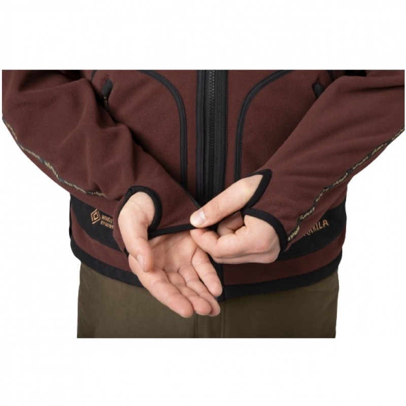 Džemperis HARKILA Kamko fleece, Green/Bordeaux