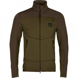 Fleece jacket HARKILA Olaf (Willow green/Shadow brown)