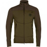 Fleece jacket HARKILA Olaf (Willow green/Shadow brown)