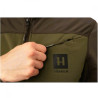 Fleece jacket HARKILA Olaf (Willow green/Shadow brown)