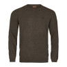 Megztinis HARKILA Arran lambswool (Slate brown)