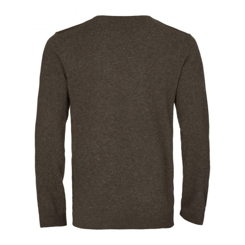 Megztinis HARKILA Arran lambswool (Slate brown)