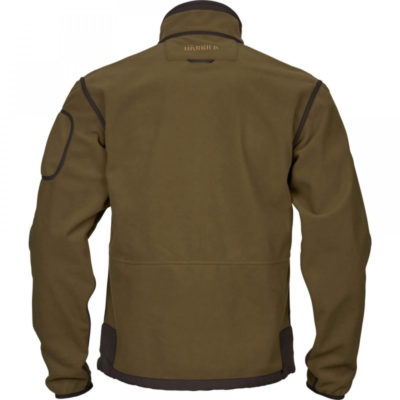 Fleece HARKILA Kamko (Dark olive/Arabian spice)