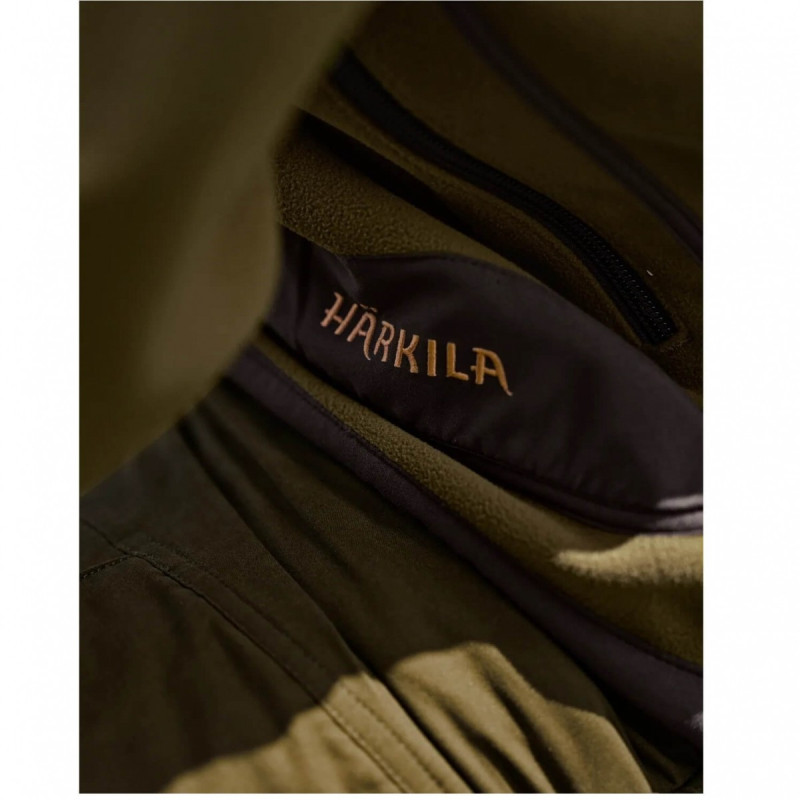 Fleece HARKILA Kamko (Dark olive/Arabian spice)