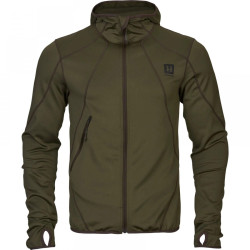 Džemperis HARKILA Deer Stalker full zip (Willow green)