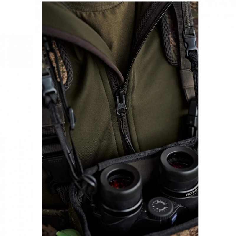 Džemperis HARKILA Deer Stalker full zip (Willow green)