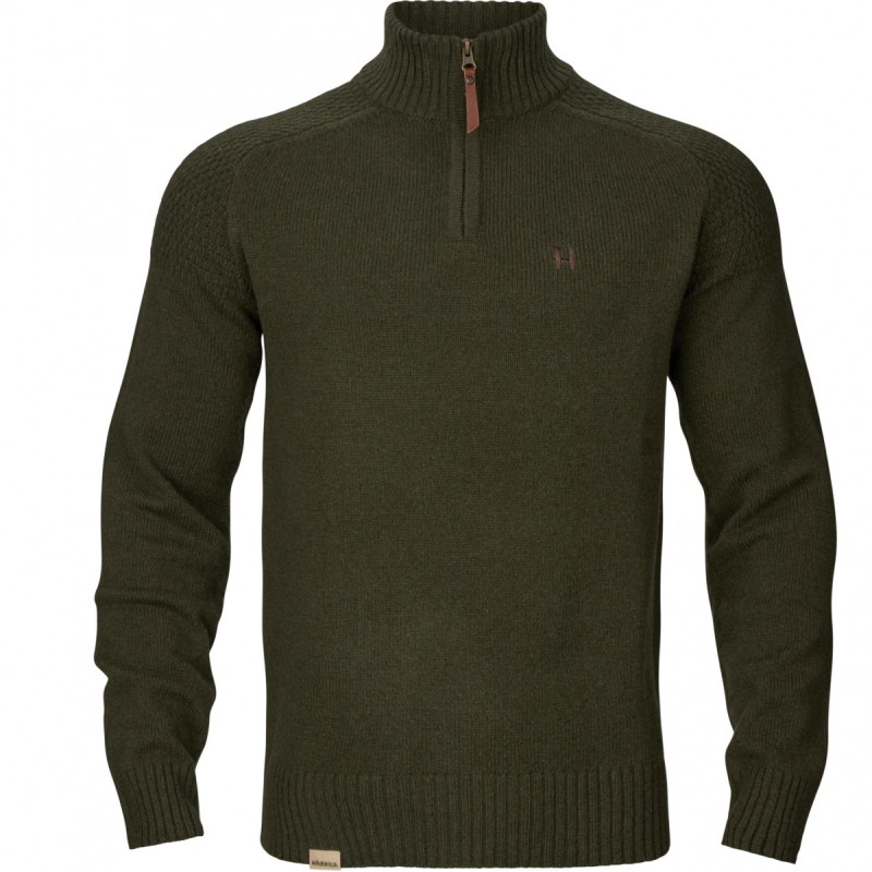 Megztinis HARKILA Vincent merino half zip (Rosin)