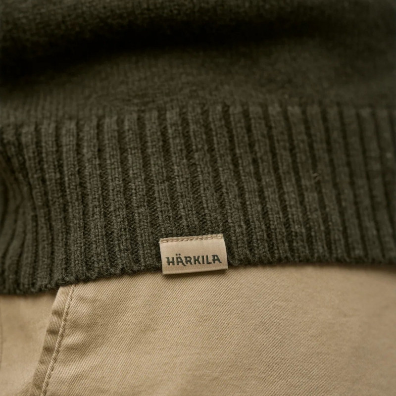 Megztinis HARKILA Vincent merino half zip (Rosin)