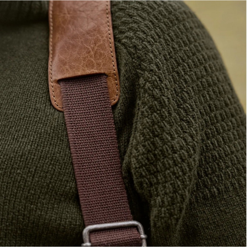 Megztinis HARKILA Vincent merino half zip (Rosin)