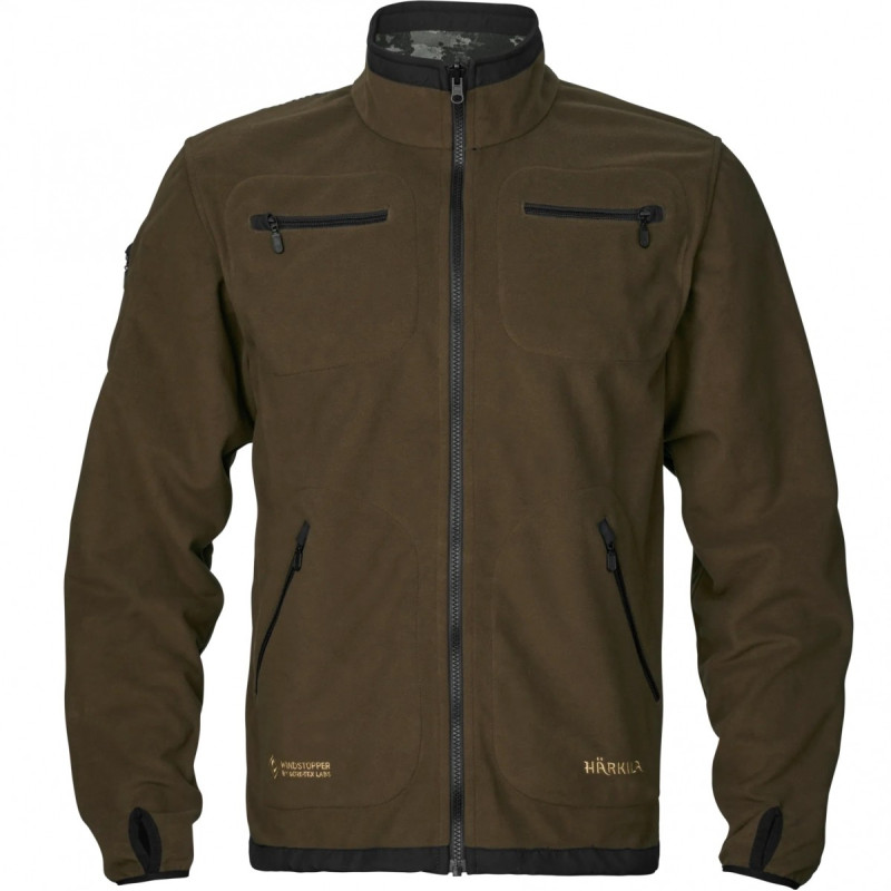 Džemperis HARKILA Kamko Noctyx WSP reversible (AXIS MSP®Black/Willow green)