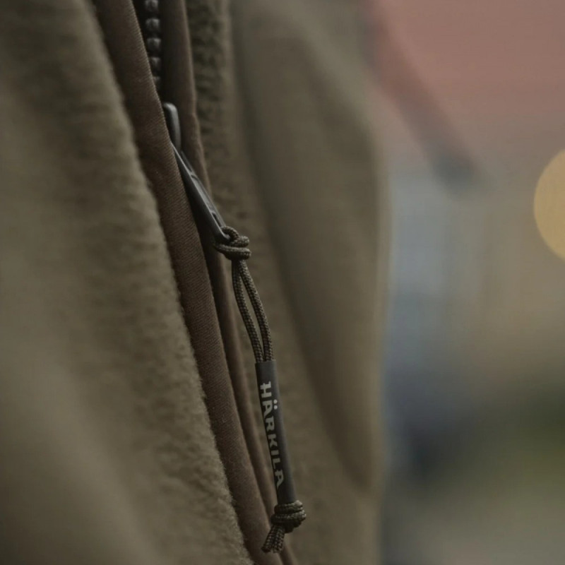 Fleece jacket HARKILA Torsby (Willow green)