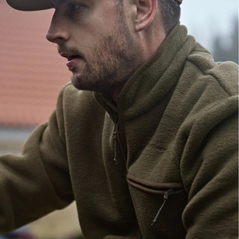 Fleece jacket HARKILA Torsby (Willow green)