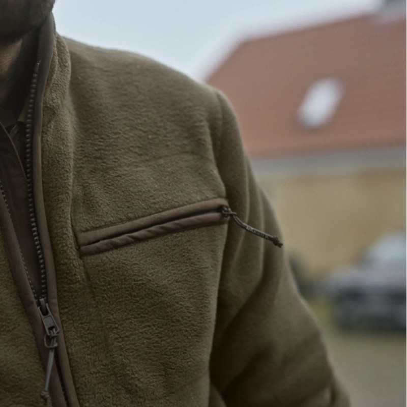 Fleece jacket HARKILA Torsby (Willow green)