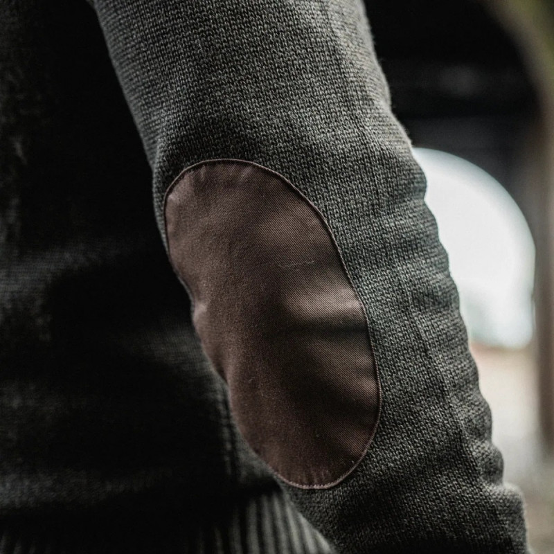 Knit  SEELAND Haze Windbreaker (Dark brown)