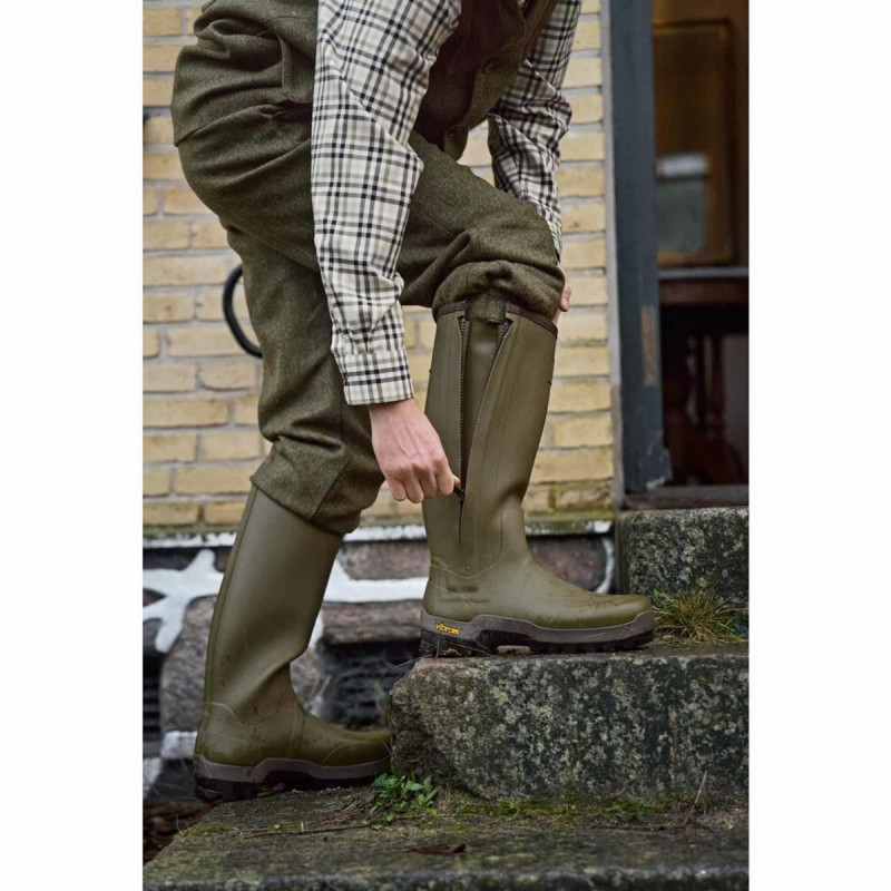 Rubber Boot HARKILA FORESTER Zip (dark olive)