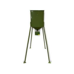 Šėrykla HUNTERA FeedPro M2 12V su saulės baterija ir talpykla 100kg (žalia)