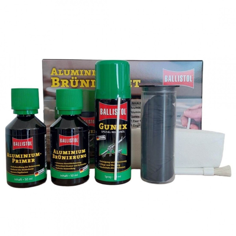 Aluminum blackening set Ballistol 6 pcs. 23936