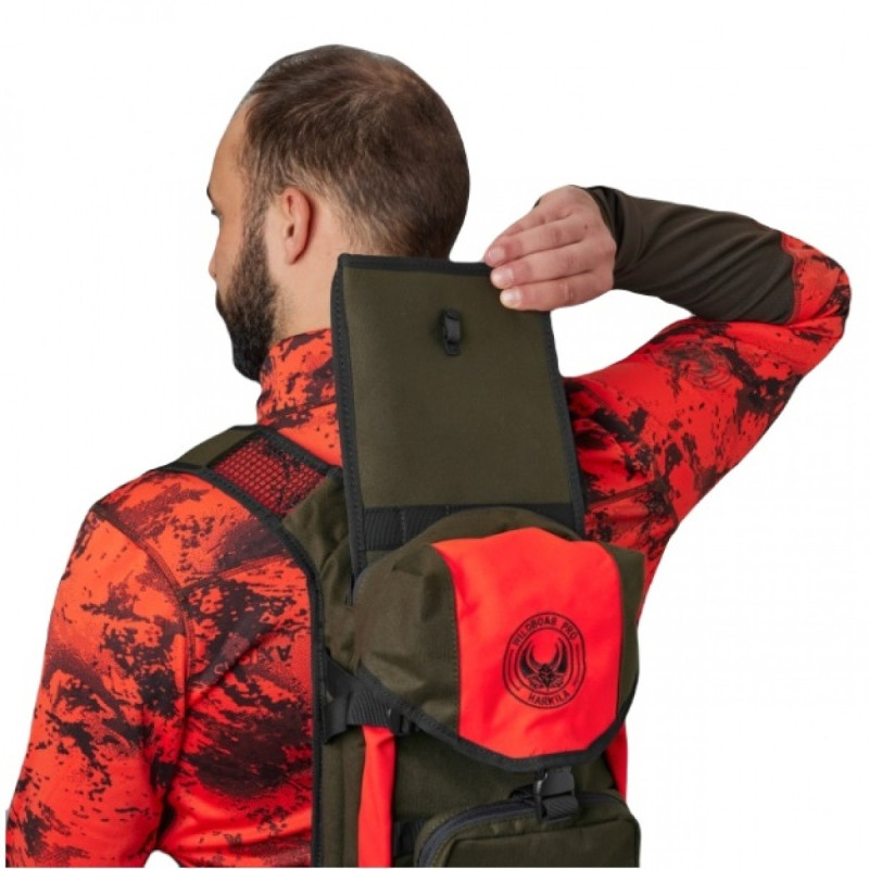 Backpack HARKILA Wildboar Pro rucksack, Willow green/Orange 12L