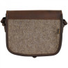 Shoulder Bag AKAH leather with wool details (60165000)