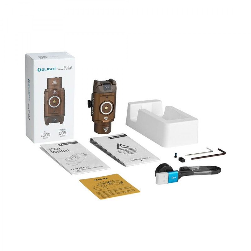 Flashlight Olight PL-3R Valkyrie (desert tan)