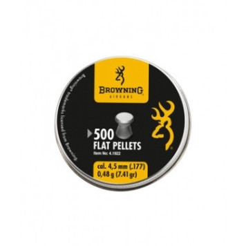 Pneumatinės kulkelės Browning Flat 4,5 mm 500 vnt.