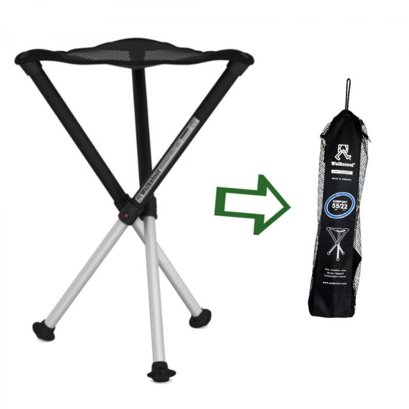 Walkstool Comfort portable folding stool 55 cm