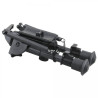 Support legs for the weapon Vectoroptics carbon fiber swivel spring retractable