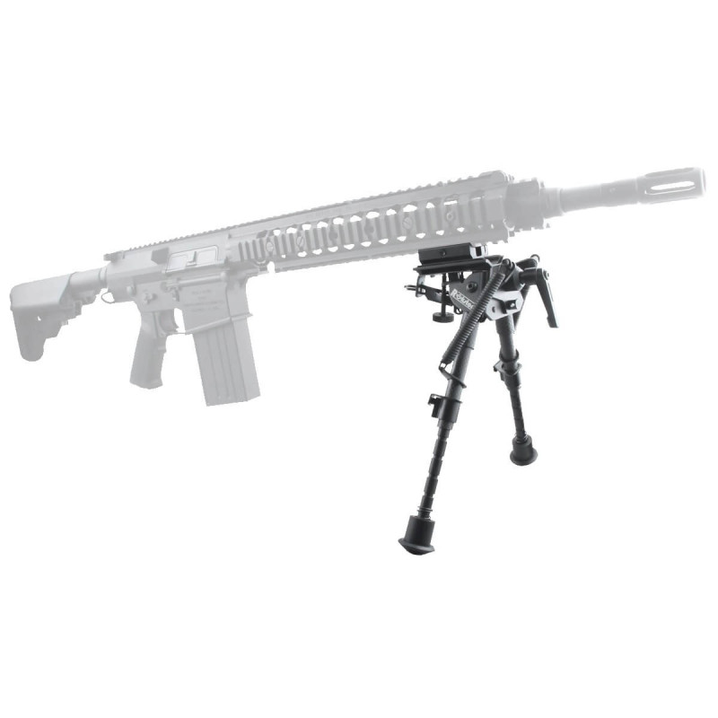 Support legs for the weapon Vectoroptics carbon fiber swivel spring retractable