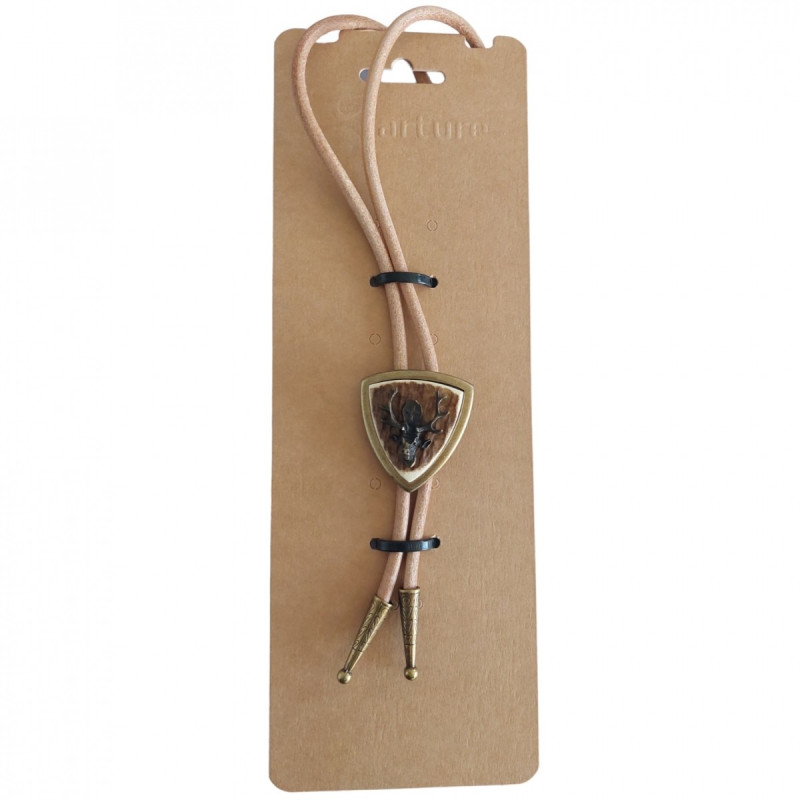 Antler medallion with deer hubertus motif