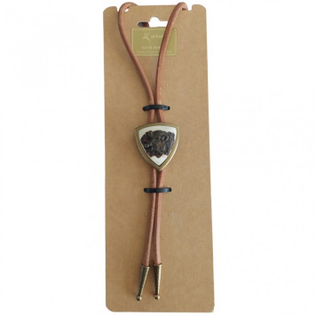 Antler Medallion with Boar Motif