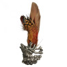 Pin with Feather and Deer Motif