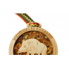 Medal with amber „Medžioklės Karaliui"