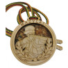 Medal with amber