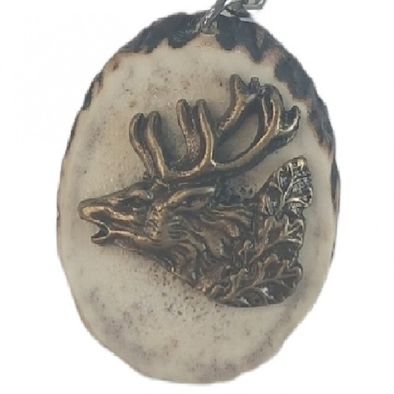 Keychain With A Roaring Deer Decoration (LP20/D)