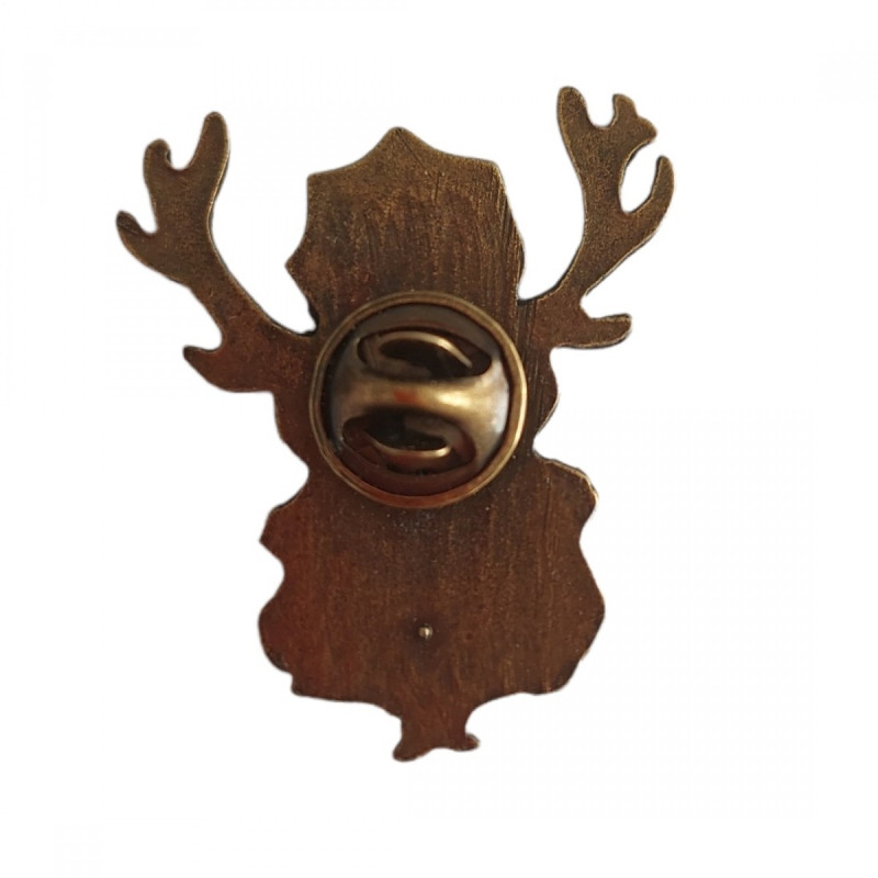 Pin Deer Hubertus 01