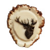 Medallion with roaring deer motif (bigger)