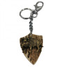 Keychain with boar decoration